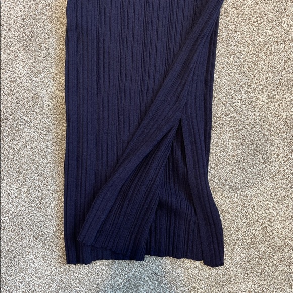 By Together Navy Ribbed Maxi Dress - Picture 3 of 4